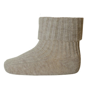 Mp Denmark - Gerippte Baumwollsocken | Braun