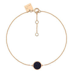Ginette NY - Disc Mini Ever Armband | Blauer Sandstein
