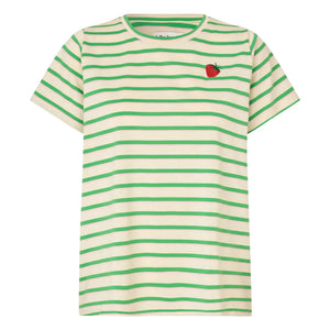 Lollys Laundry - Roma Gestreiftes Baumwoll-T-Shirt | Grün