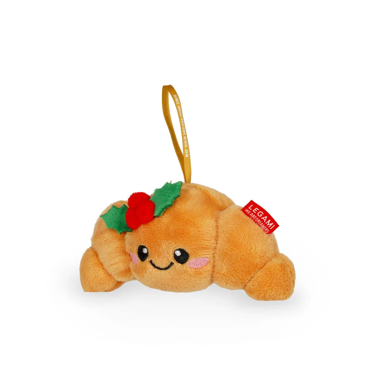 Legami - Croissant Plüschspielzeug Weihnachtsbaumdekoration - Oh-Oh-Ohrnaments