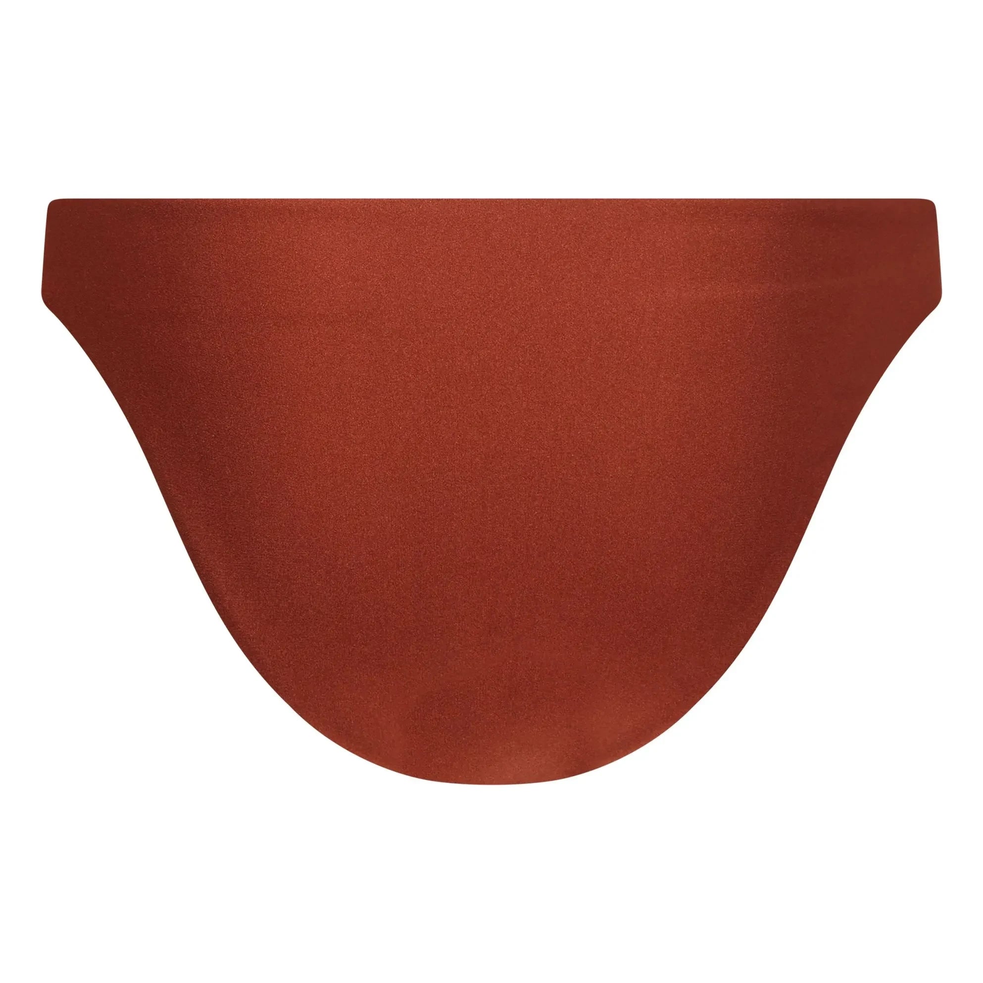 Alma Deia – Lena Slip-Badeanzug mit tiefem Beinausschnitt | Terrakotta