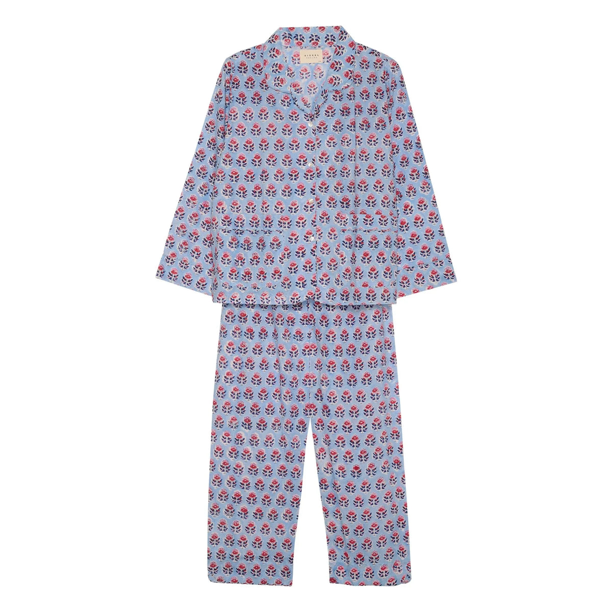 SISSEL EDELBO - Pyjama aus Bio-Baumwolle | Blau