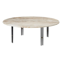 Gubi - IOI Couchtisch mit schwarzem Fuß D100 cm, GamFratesi | Schwarz