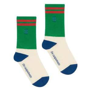 The Campamento - Colour Block Socken | Grün