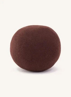 Muskhane - Filz-Pouf | Mahagoni