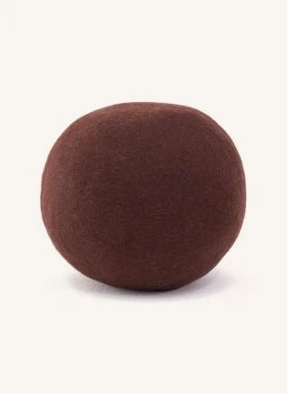 Muskhane - Filz-Pouf | Mahagoni