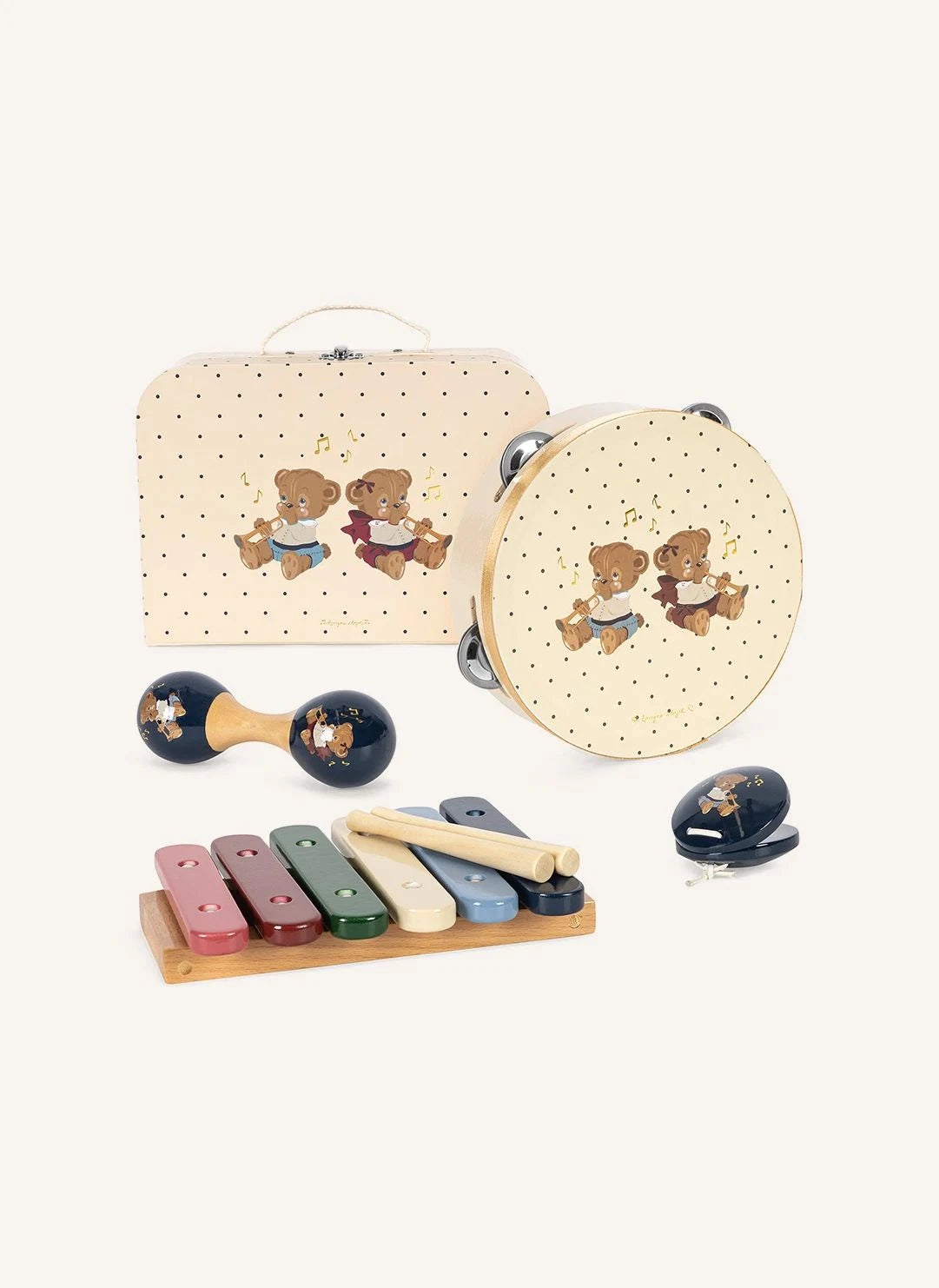Konges Sløjd - Bärchen-Musik-Set für frühe Förderung
