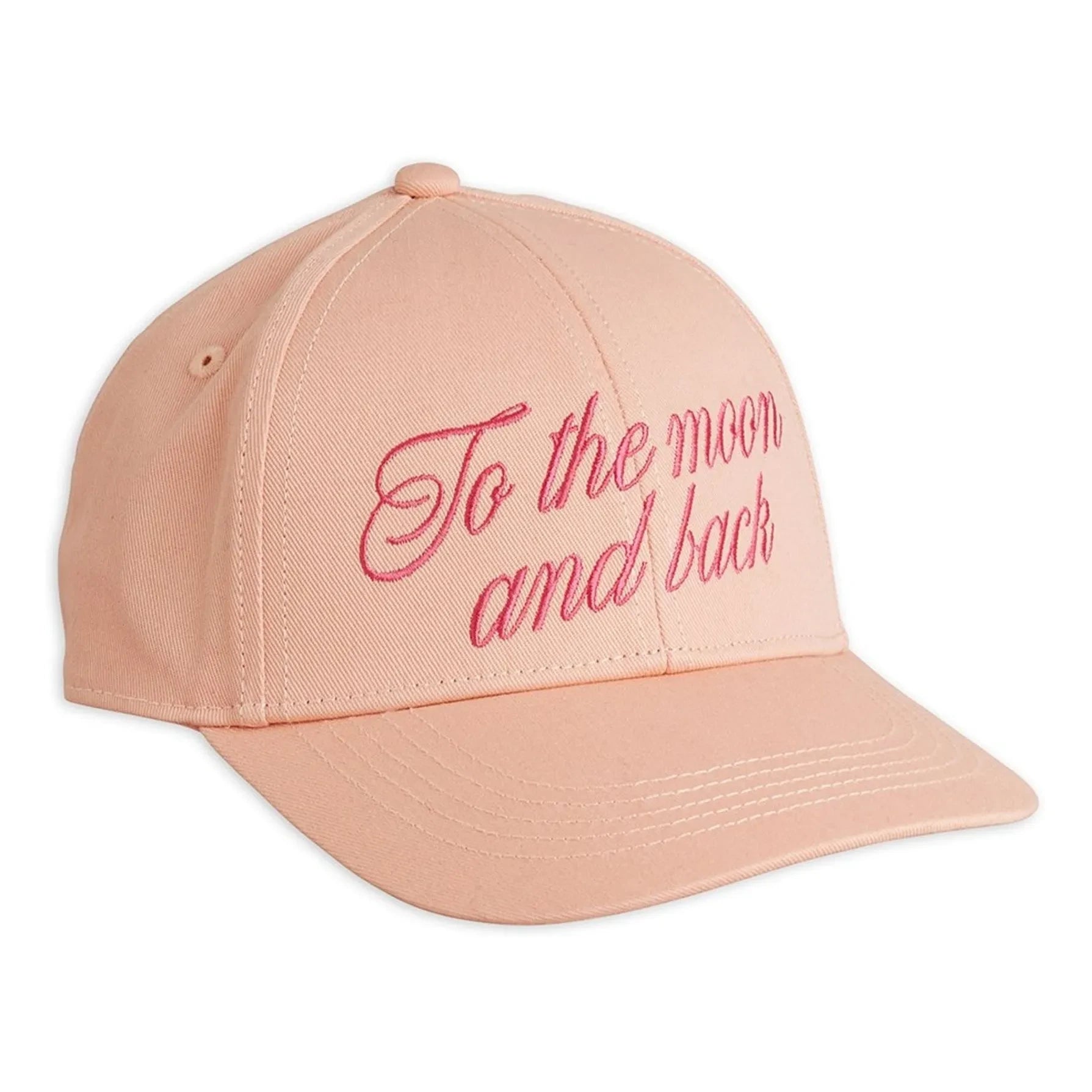 Mini Rodini - To The Moon And Back Bio-Baumwollmütze | Rosa