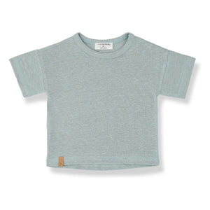 1+ in the family - Ermadas Leinen T-Shirt | Wassergrün