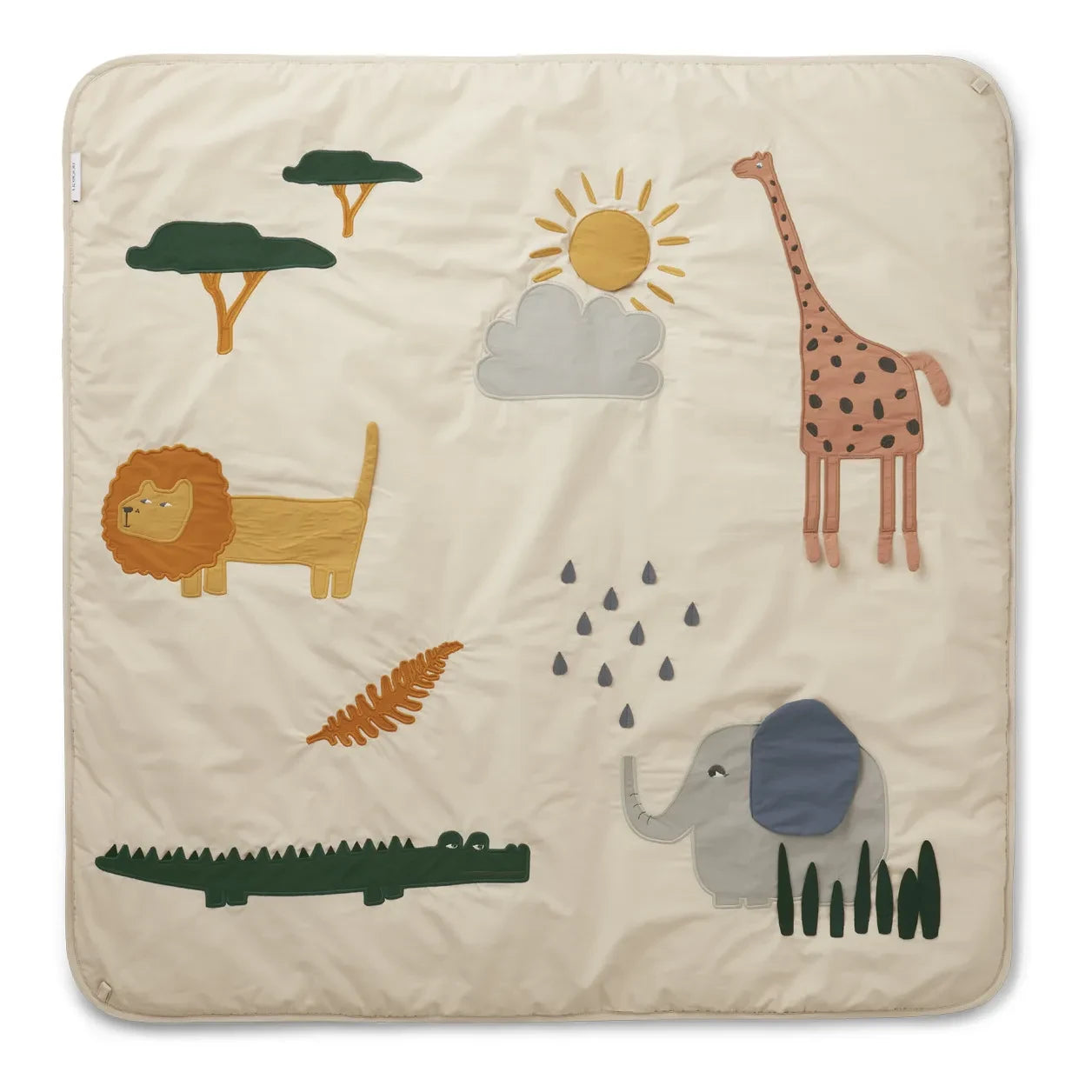 Liewood - Glenn Safari Spielmatte aus Bio-Baumwolle | Sand