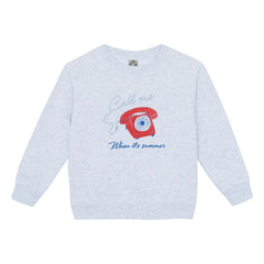 Bonton - Smile Call Me Sweatshirt | Grau