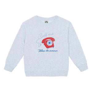 Bonton - Smile Call Me Sweatshirt | Grau