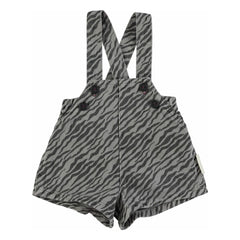 Piupiuchick - Zebra kurze Latzhose | Grau