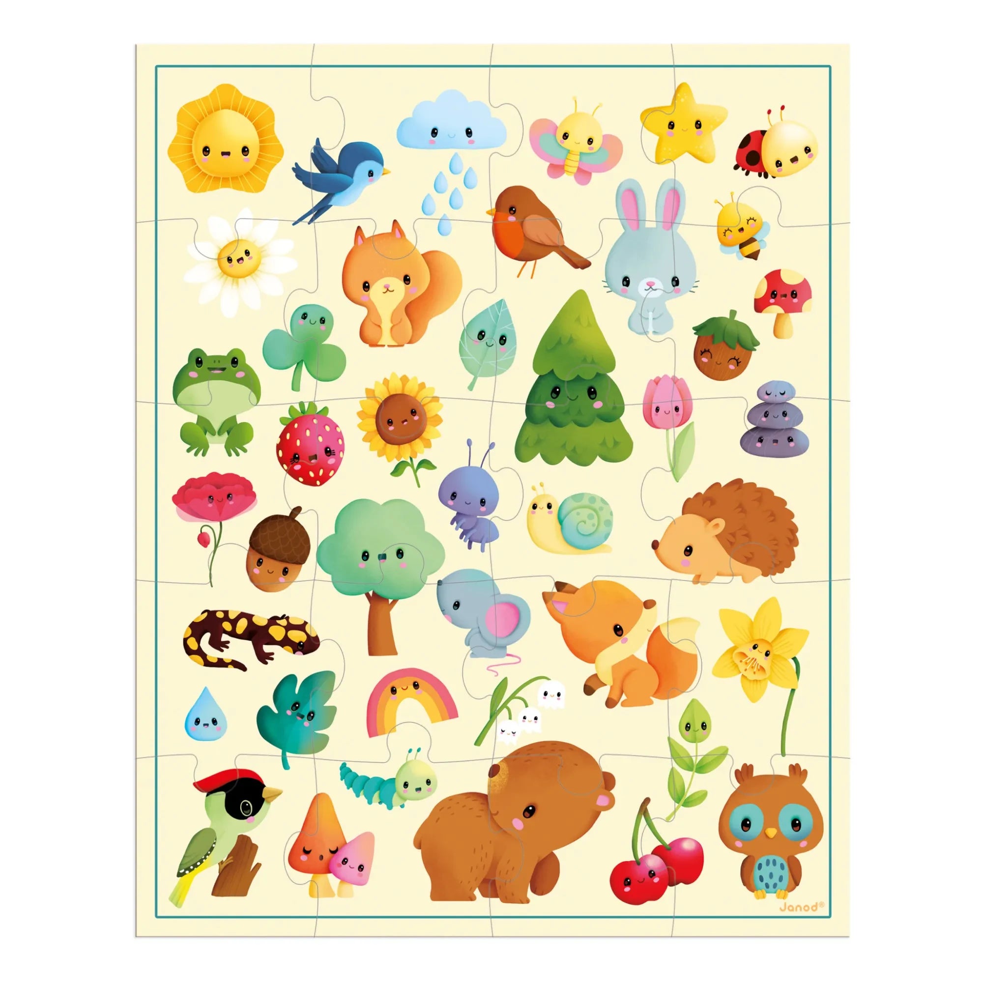 Janod - Natur-Puzzle - 20 Teile