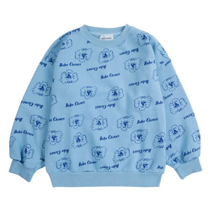 Bobo Choses - Pickles The Dog Bio-Baumwoll-Sweatshirt | Königsblau