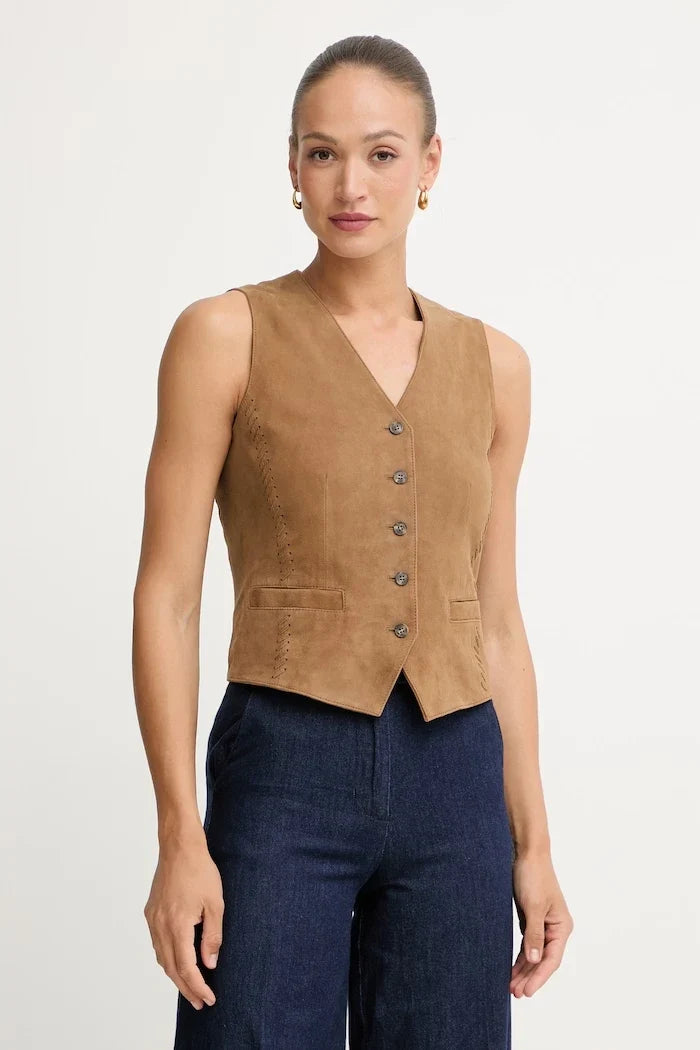 Weekend Max Mara Damen Wildlederweste VETUSTA