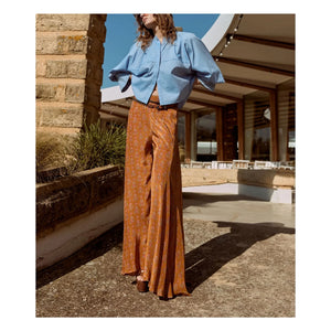 Mes Demoiselles - Soon Baumwoll-Popeline Bluse | Hellblau