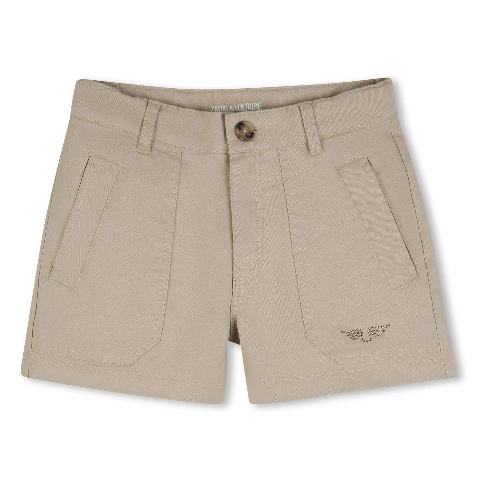 Zadig & Voltaire – Twill-Shorts | Beige