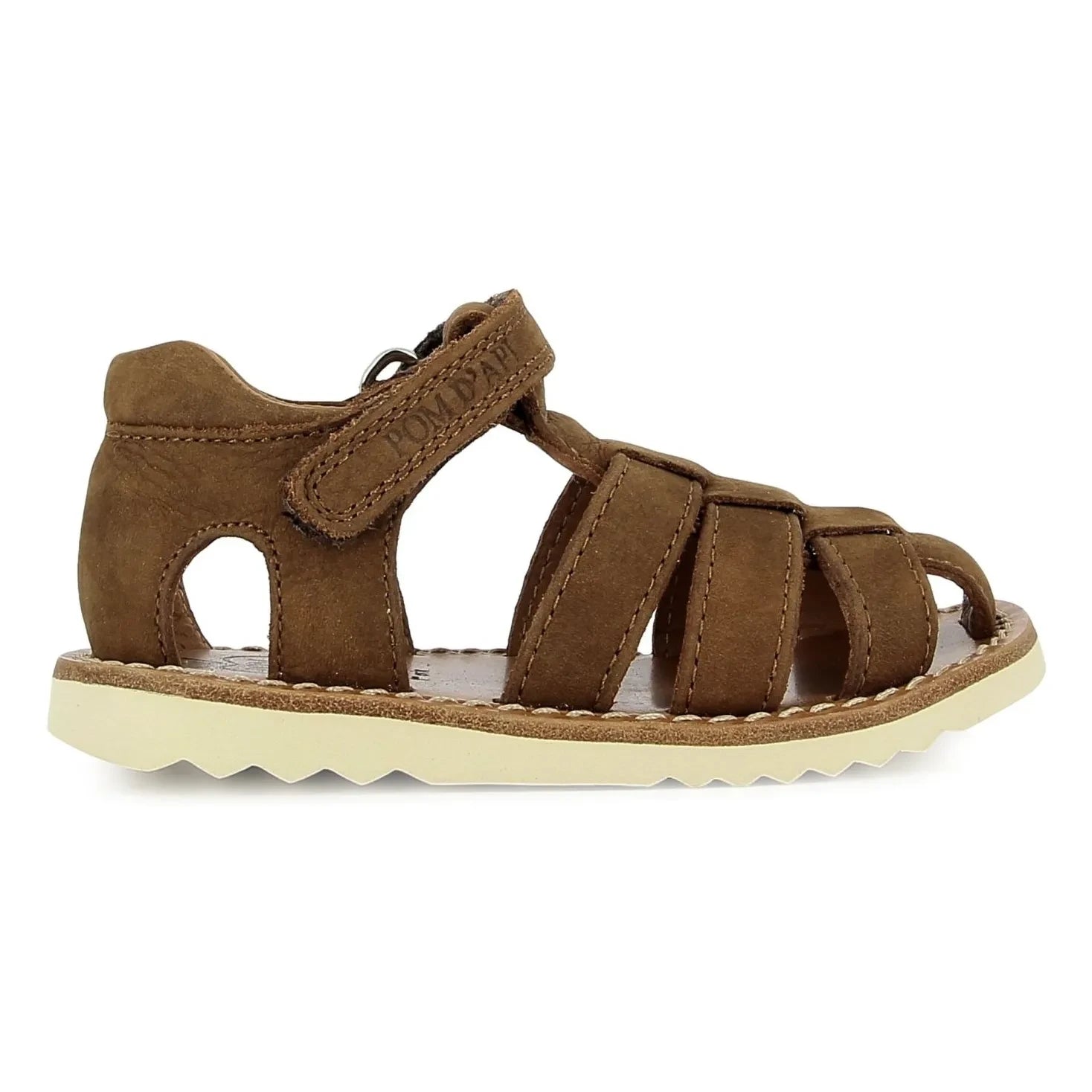 Pom d'Api - Waff Papy Nubuk Sandalen | Braun