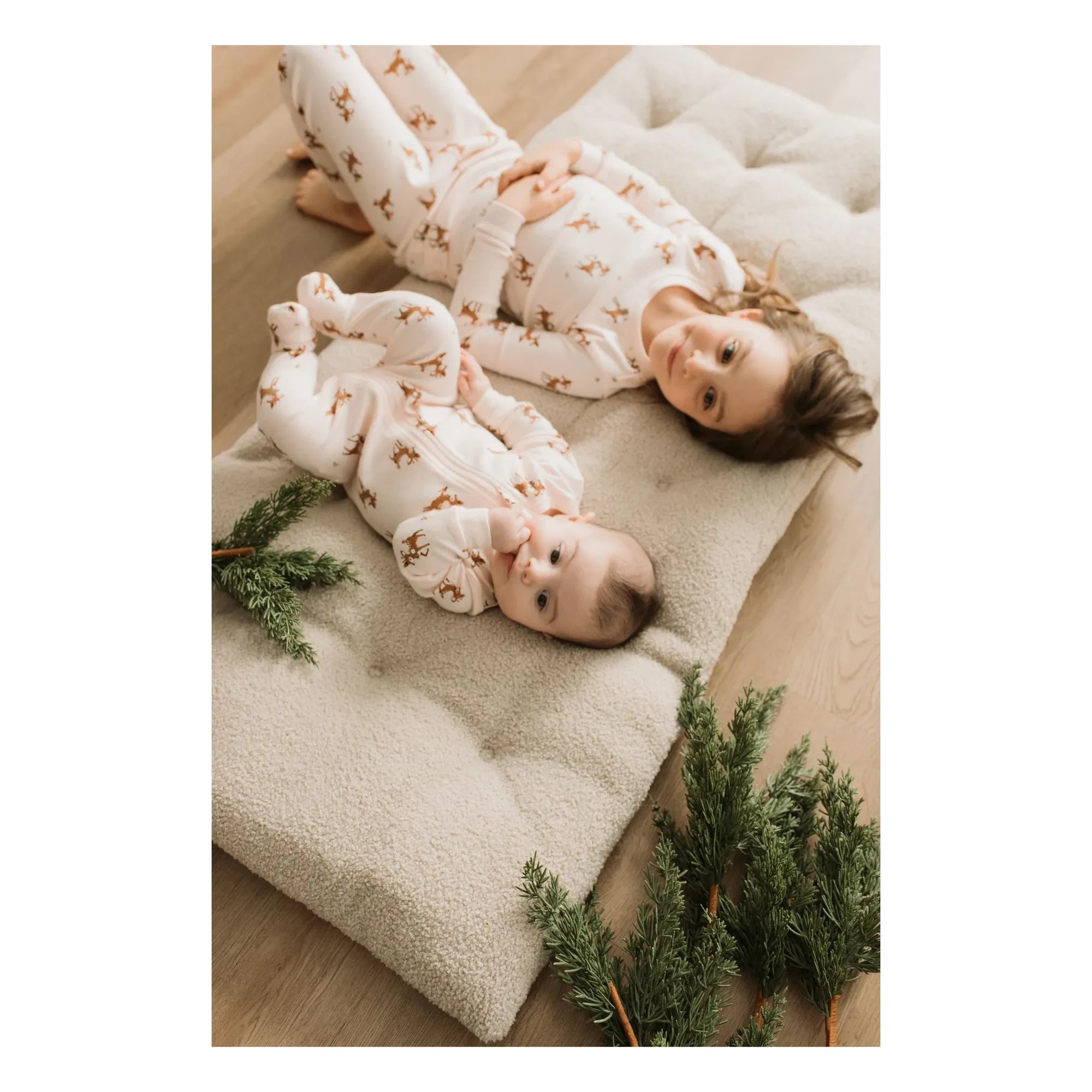 Petit Lem - Strampelpyjama Rennes Bio-Baumwolle | Blassrosa
