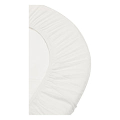 Leander – Spannbettlaken aus Bio-Baumwolle – 2er-Set | Weiß