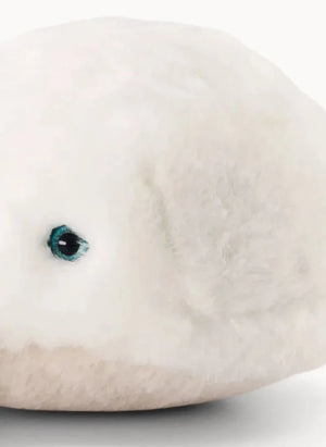 La Pelucherie - Romy Wal Plush Spielzeug, 35 cm | Weiß