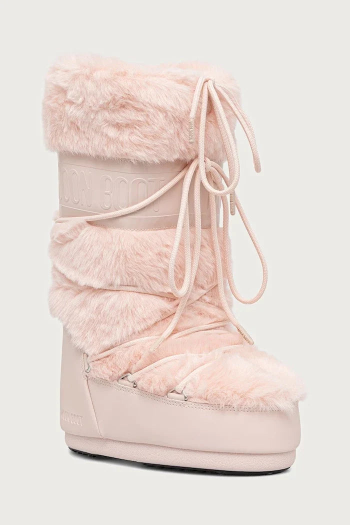 Moon Boot MB ICON FAUX FUR kadın apreski