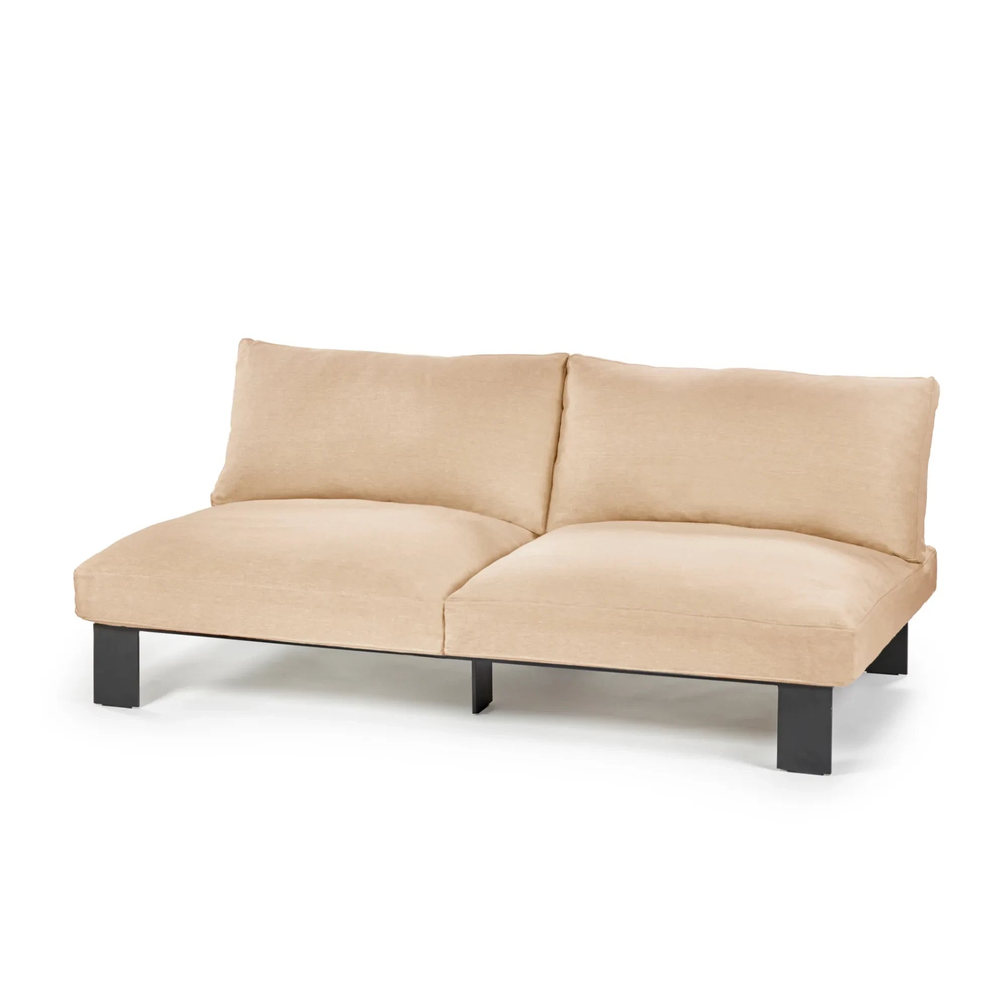 Serax - 2-Sitzer Leinen-Sofa | Aprikose