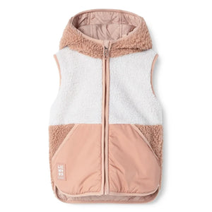 Liewood - Diana Sherpa-Style ärmellose Jacke, hergestellt aus recycelten Fasern | Hellrosa