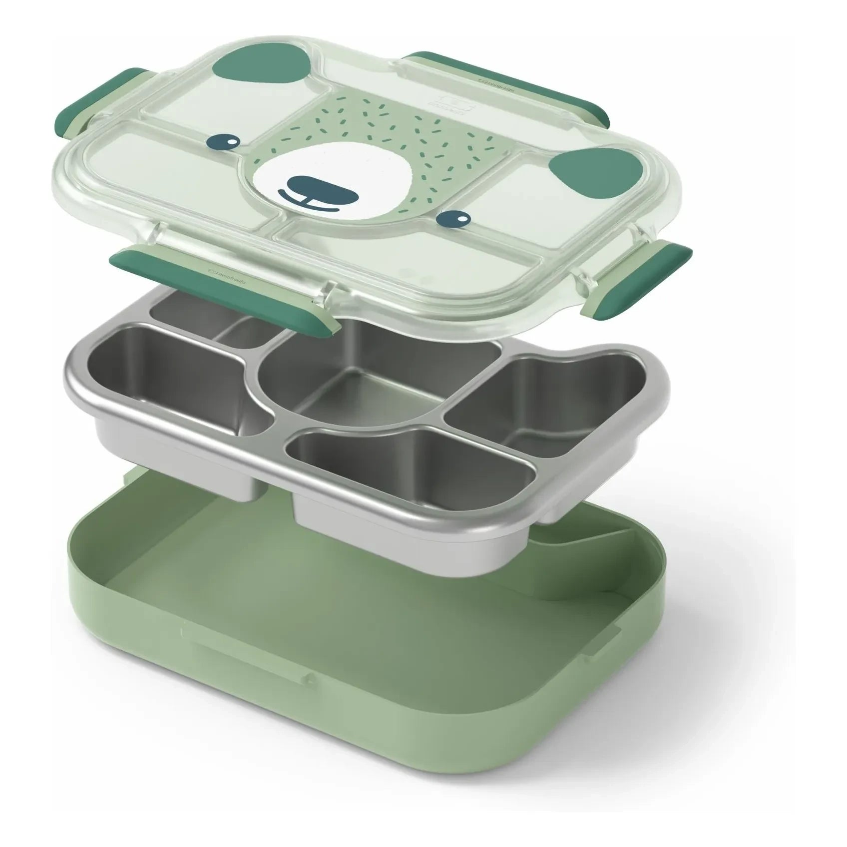 Monbento - MB Wonder Bear Snackbox | Grün