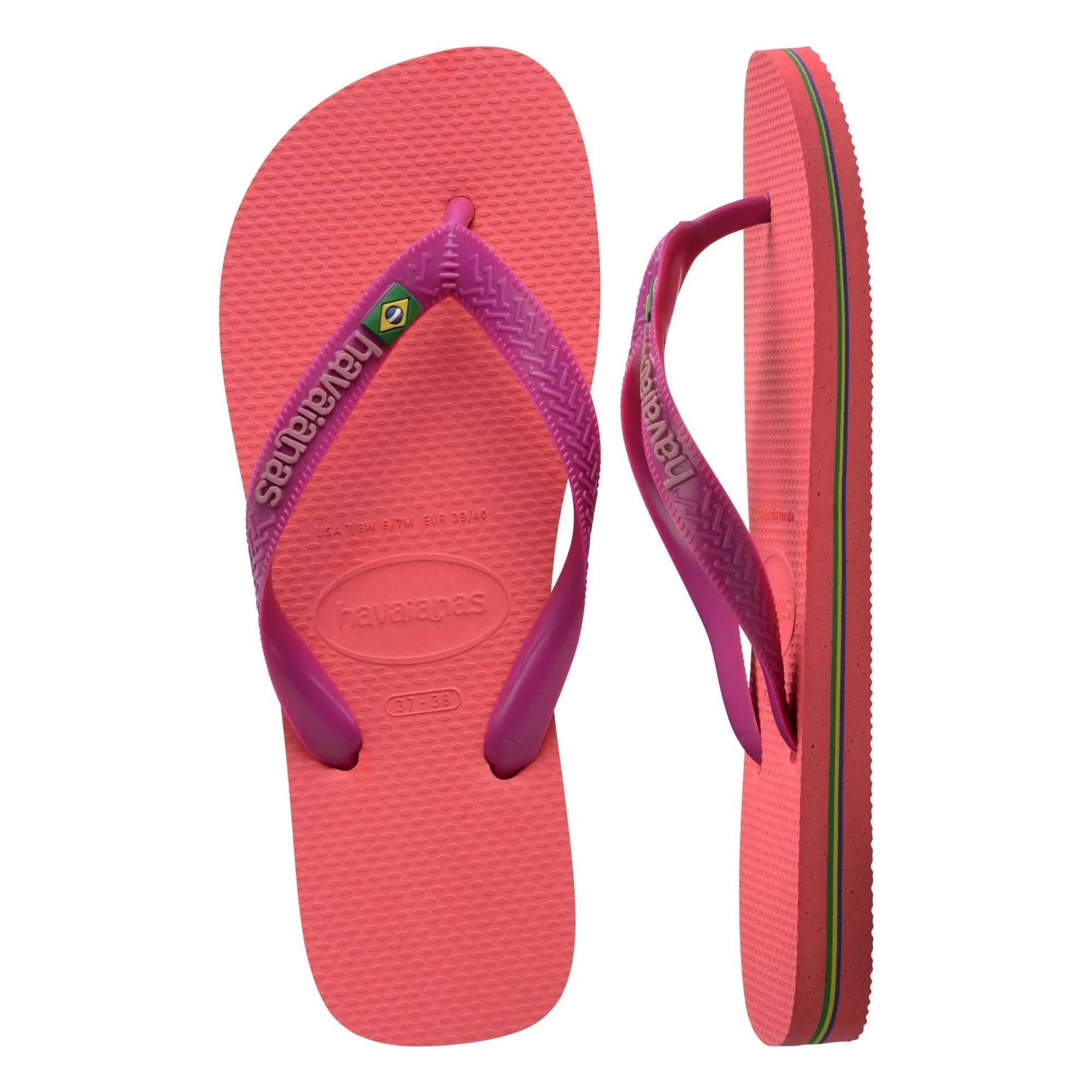 Havaianas – Brasil Logo Zehentrenner | Koralle