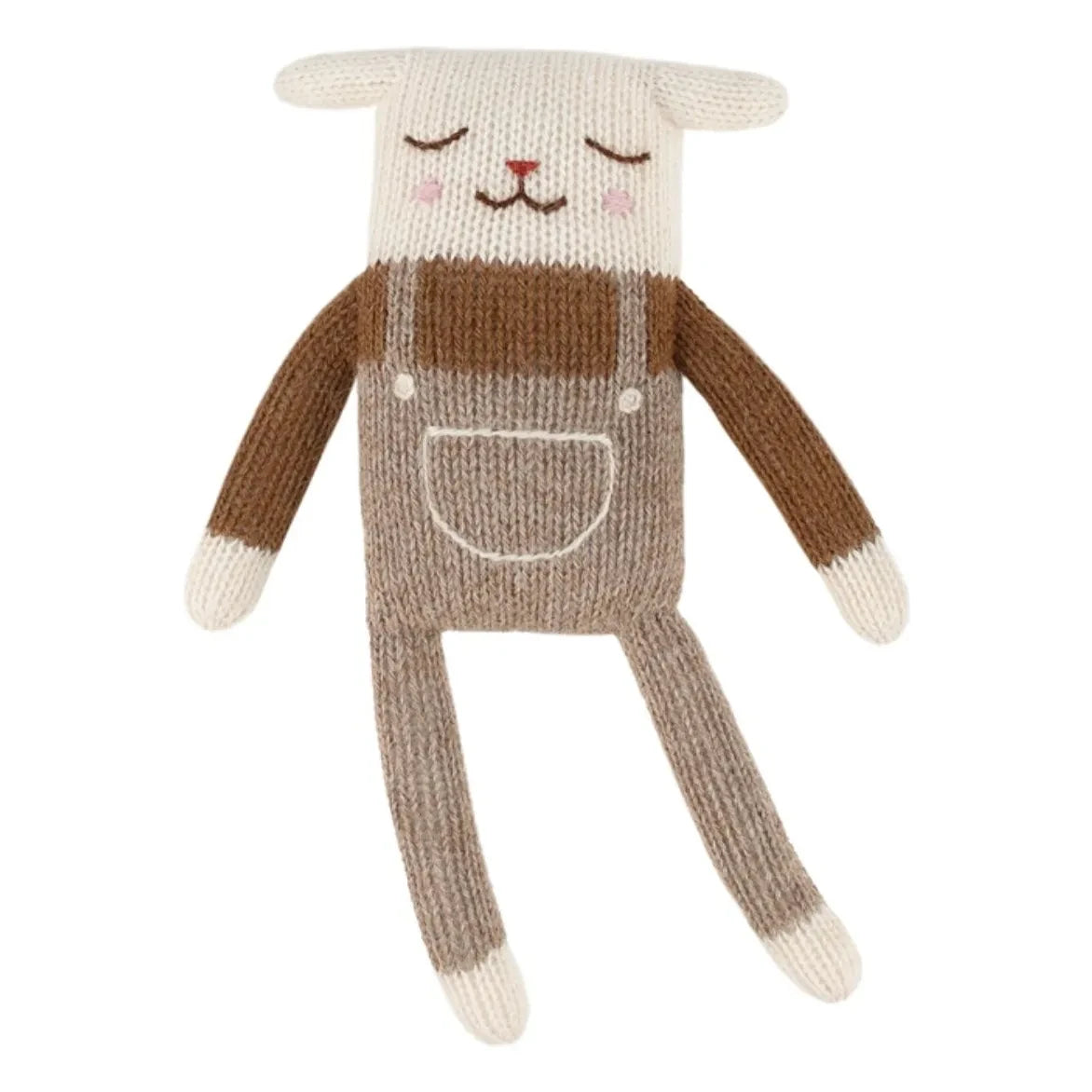 Main Sauvage - Schmusetuch Lamm Overall | Hafer
