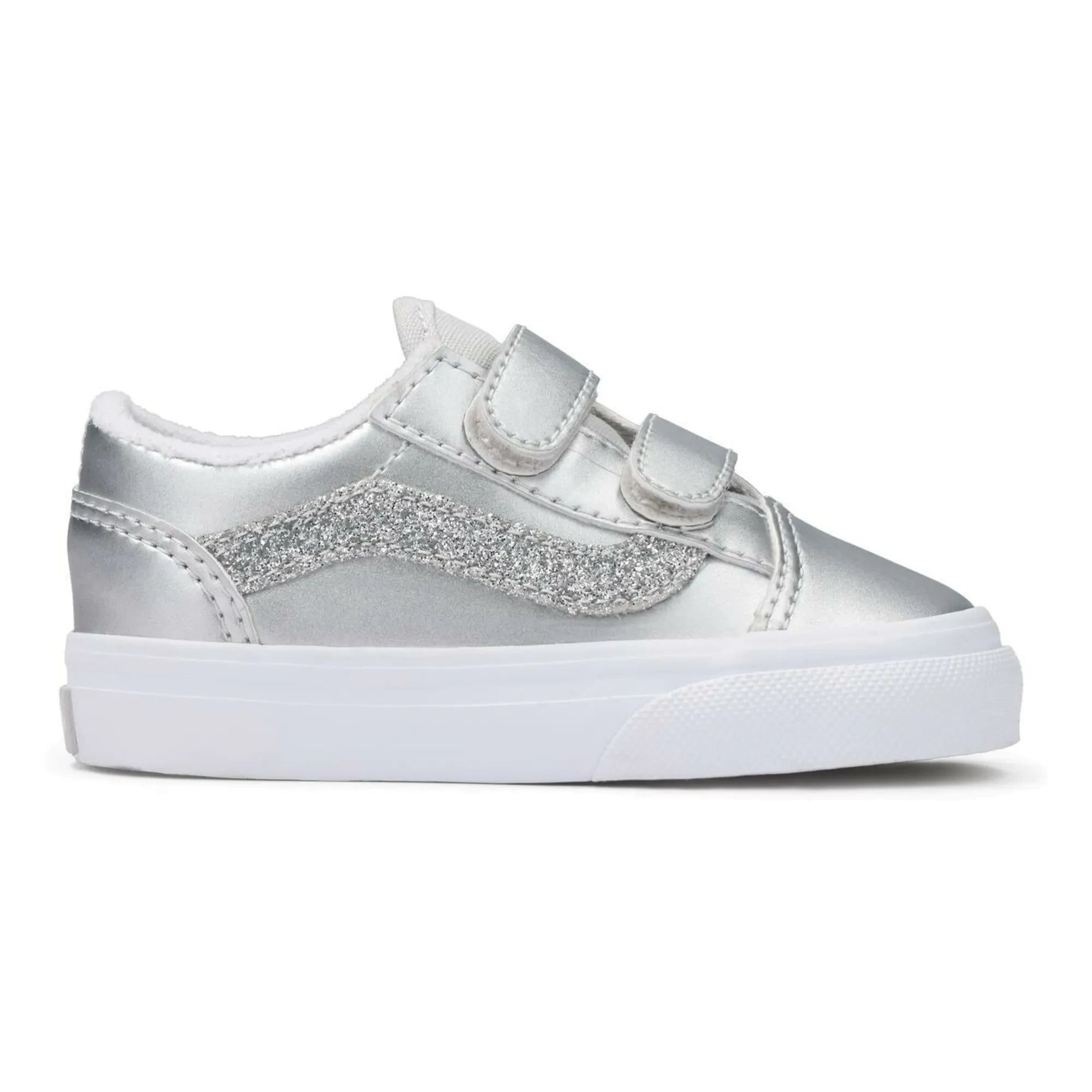 Vans - Scratch Sneakers Old Skool V Dazzled | Silber