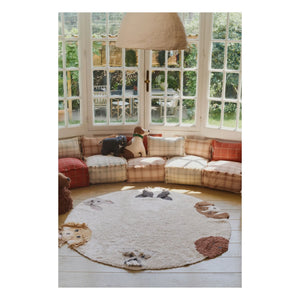 Lorena Canals - Tartan Pouf | Puderrosa