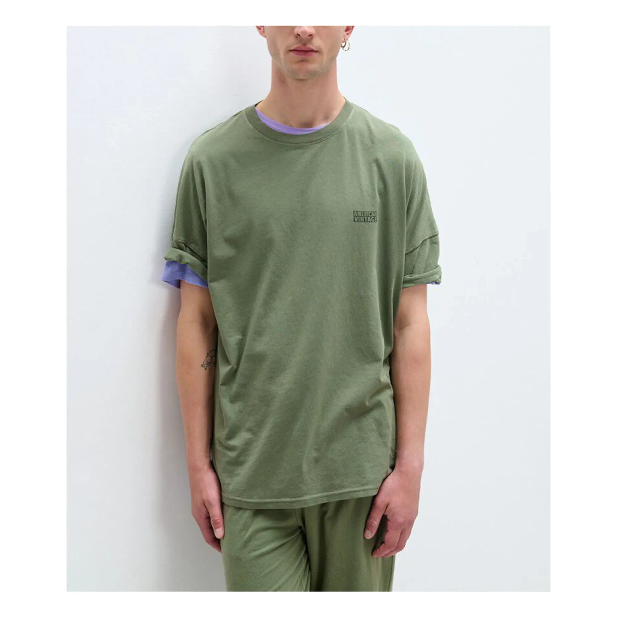 American Vintage - Schlafshirt | Grün