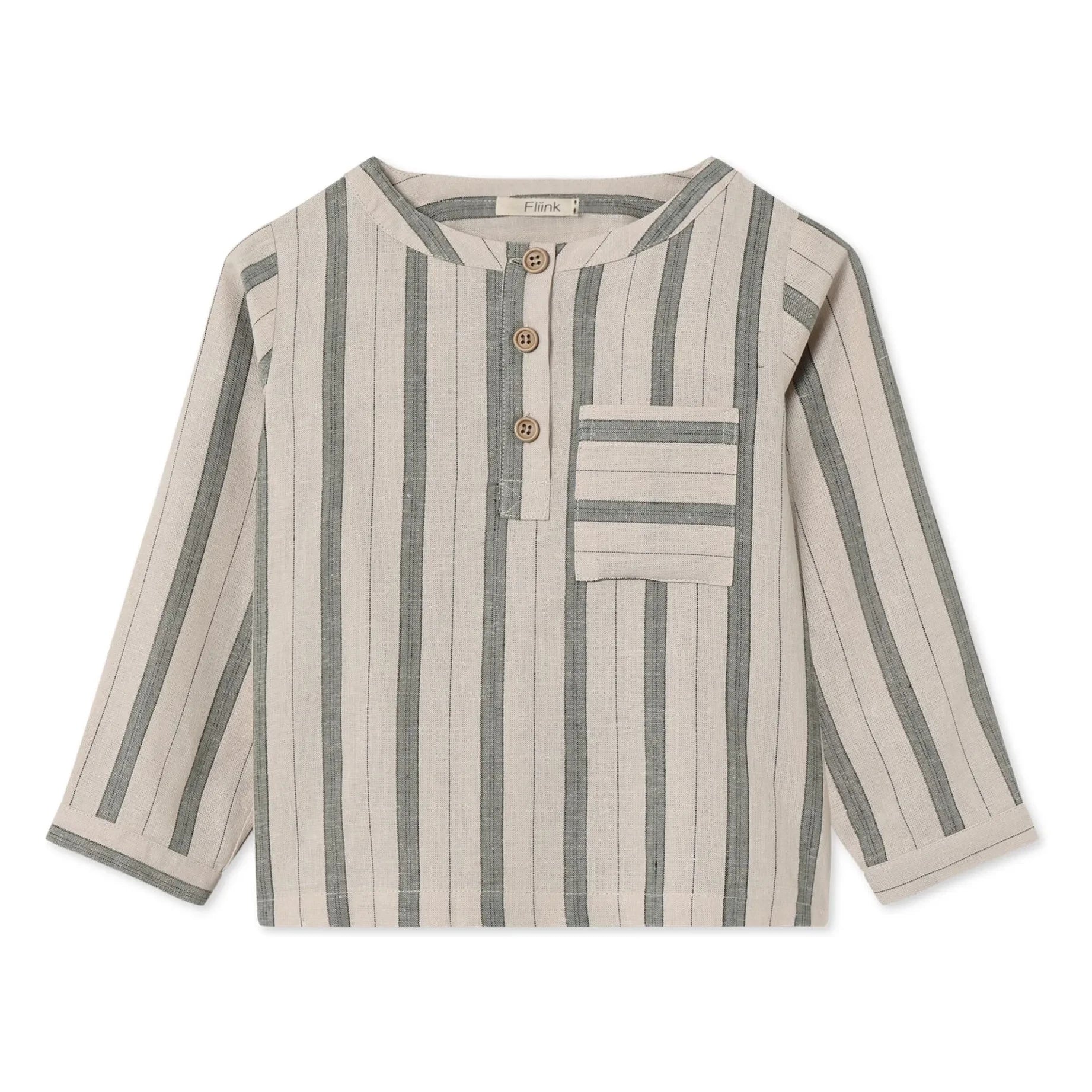 Fliink - Kurta Vira gestreiftes Leinen
