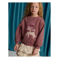 Gingersnaps - Ethel Köpek Sweatshirt | Toz Pembe