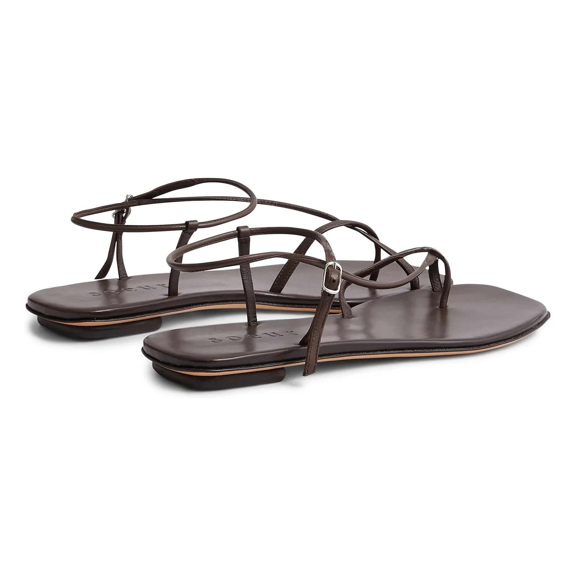 Soeur - Rosalie Lederne Sandalen | Braun