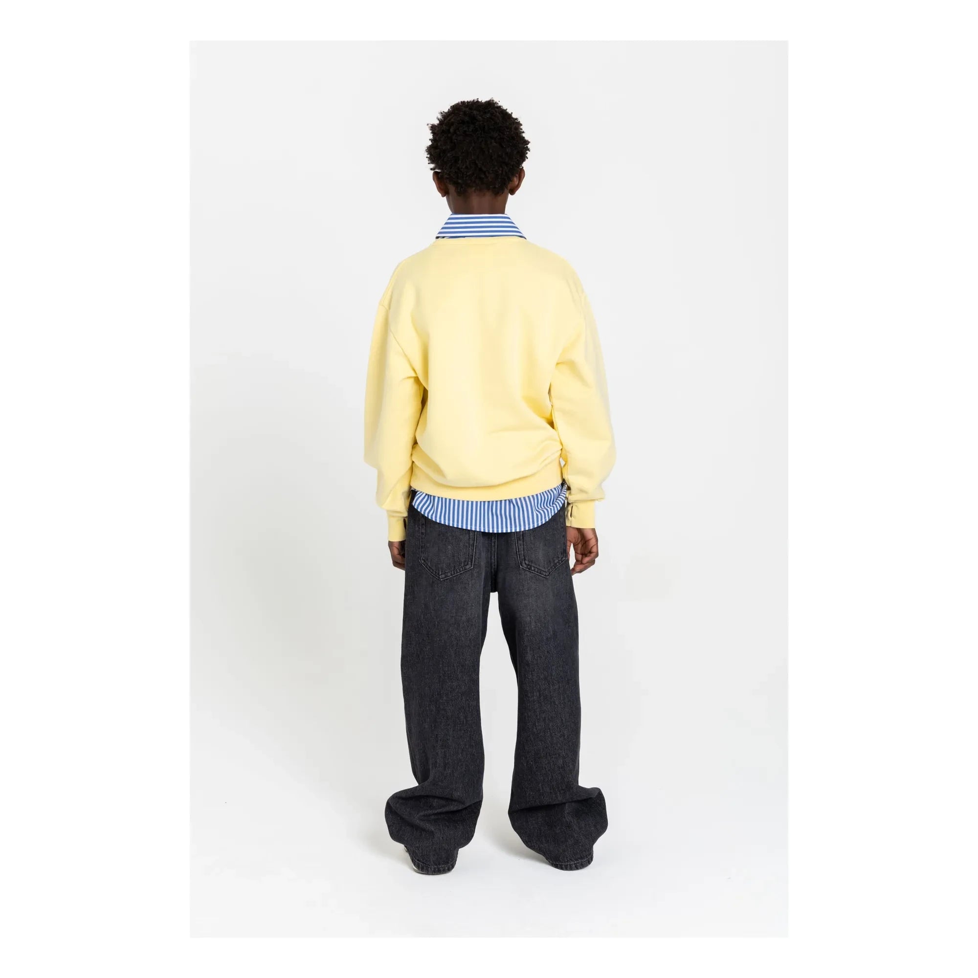 Finger in the nose - Oversize Blow Sweat Bio-Baumwolle | Zitronengelb