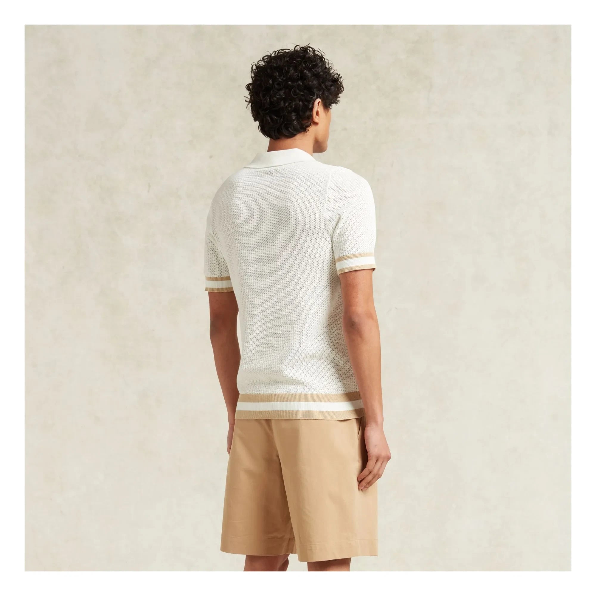 Ché Studios - Quinn Baumwoll-Poloshirt | Weiß