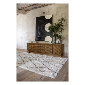 Lorena Canals - Berber Soul Wollteppich | Ecru