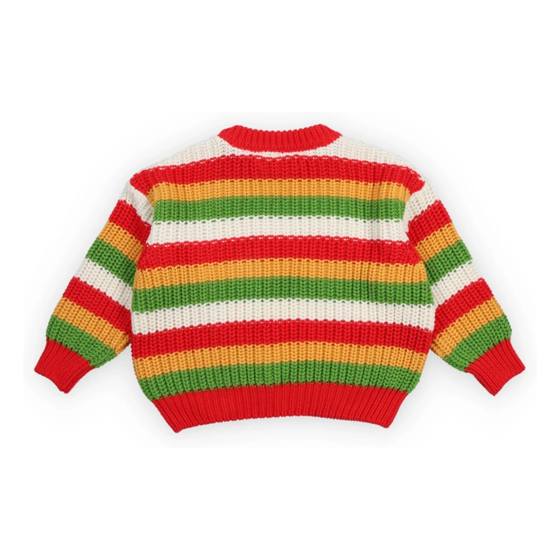 the new society - Lantana Gestreifter Pullover | Rot