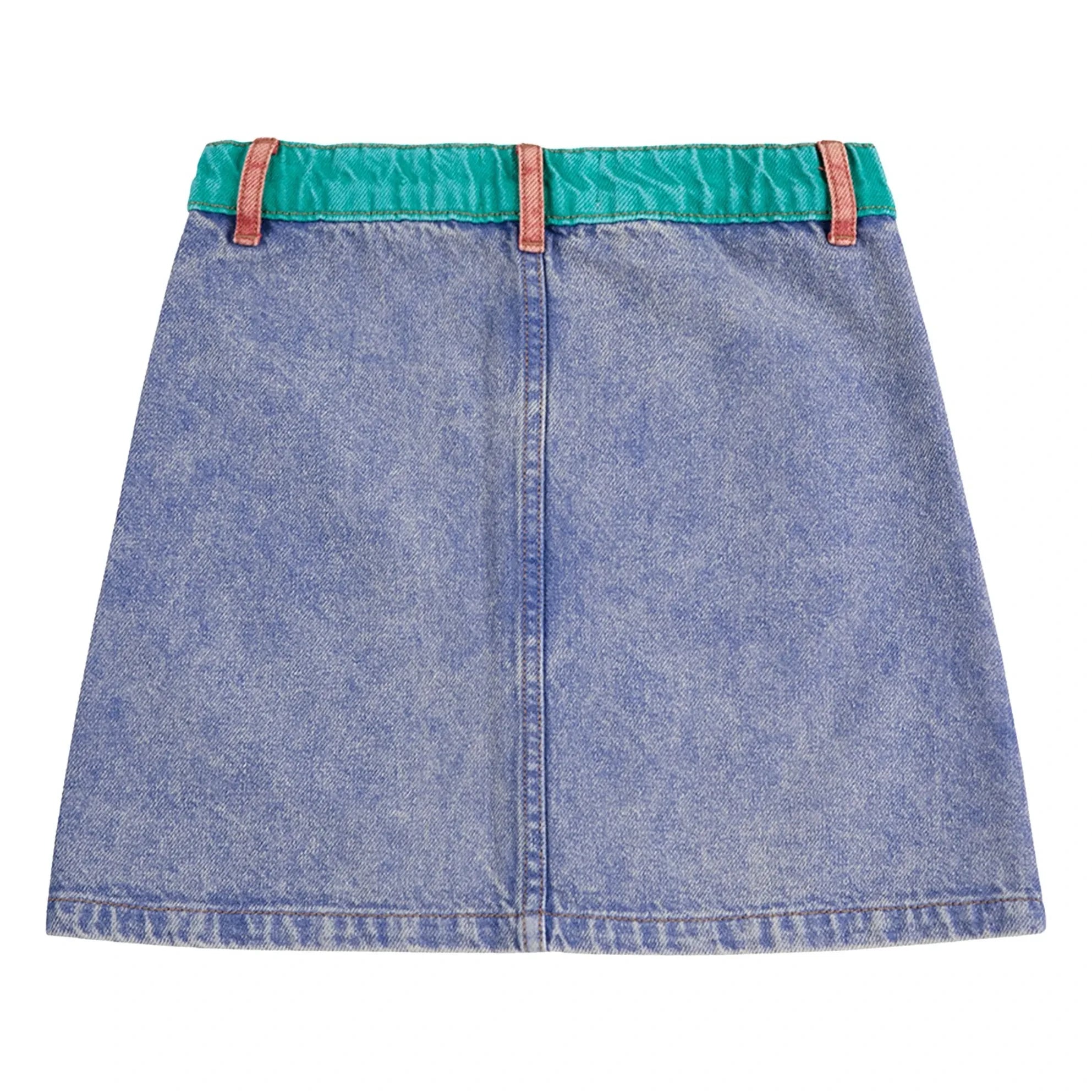 Bobo Choses - Rock aus Bio-Baumwolle mit Farbblock-Design | Blau