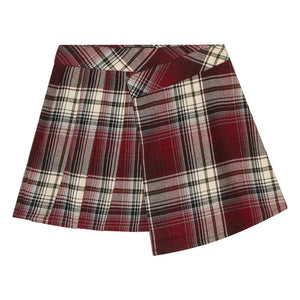 Finger in the nose - Sterling Check Asymmetrischer Rock | Aubergine