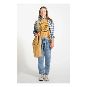 Piupiuchick - Bio-Baumwoll Bandana mit Karomuster | Blau