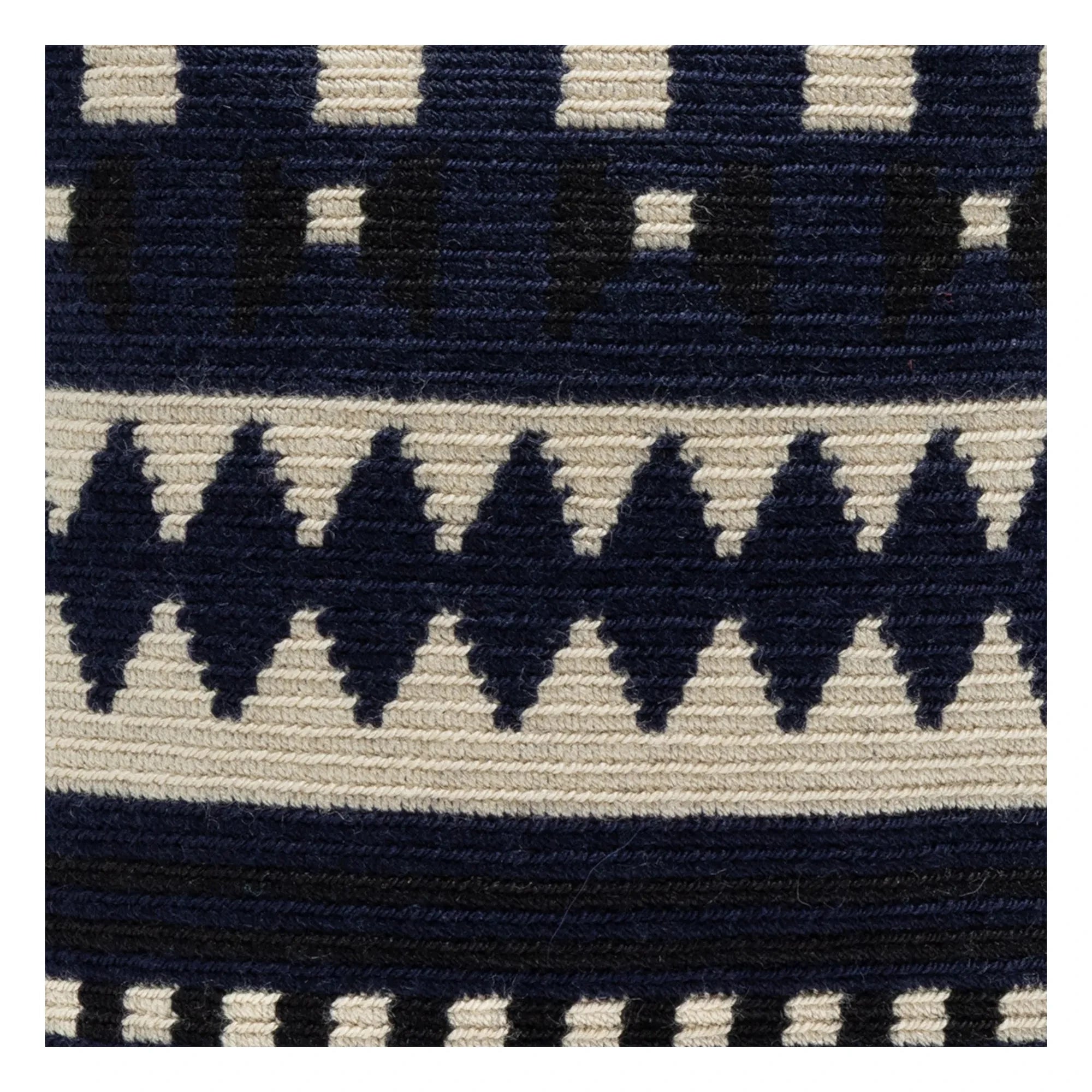 Guanabana - Mitra Makramee-Tasche | Marineblau