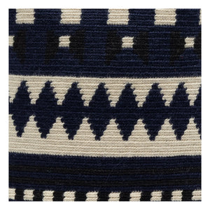 Guanabana - Mitra Makramee-Tasche | Marineblau