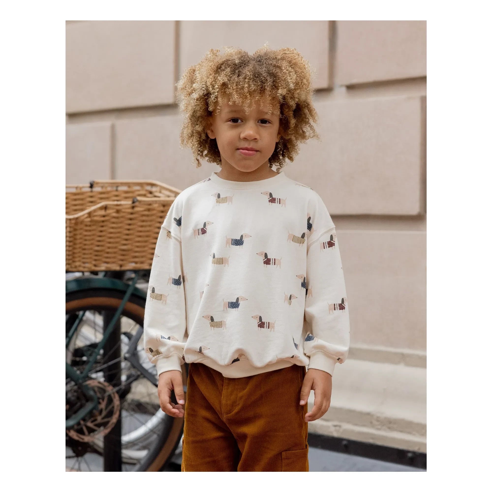 Rylee + Cru - Noel-Hunde-Sweatshirt | Elfenbein