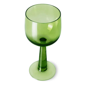 HKliving - The Emeralds Gläserset - 4-teilig | Gelbgrün