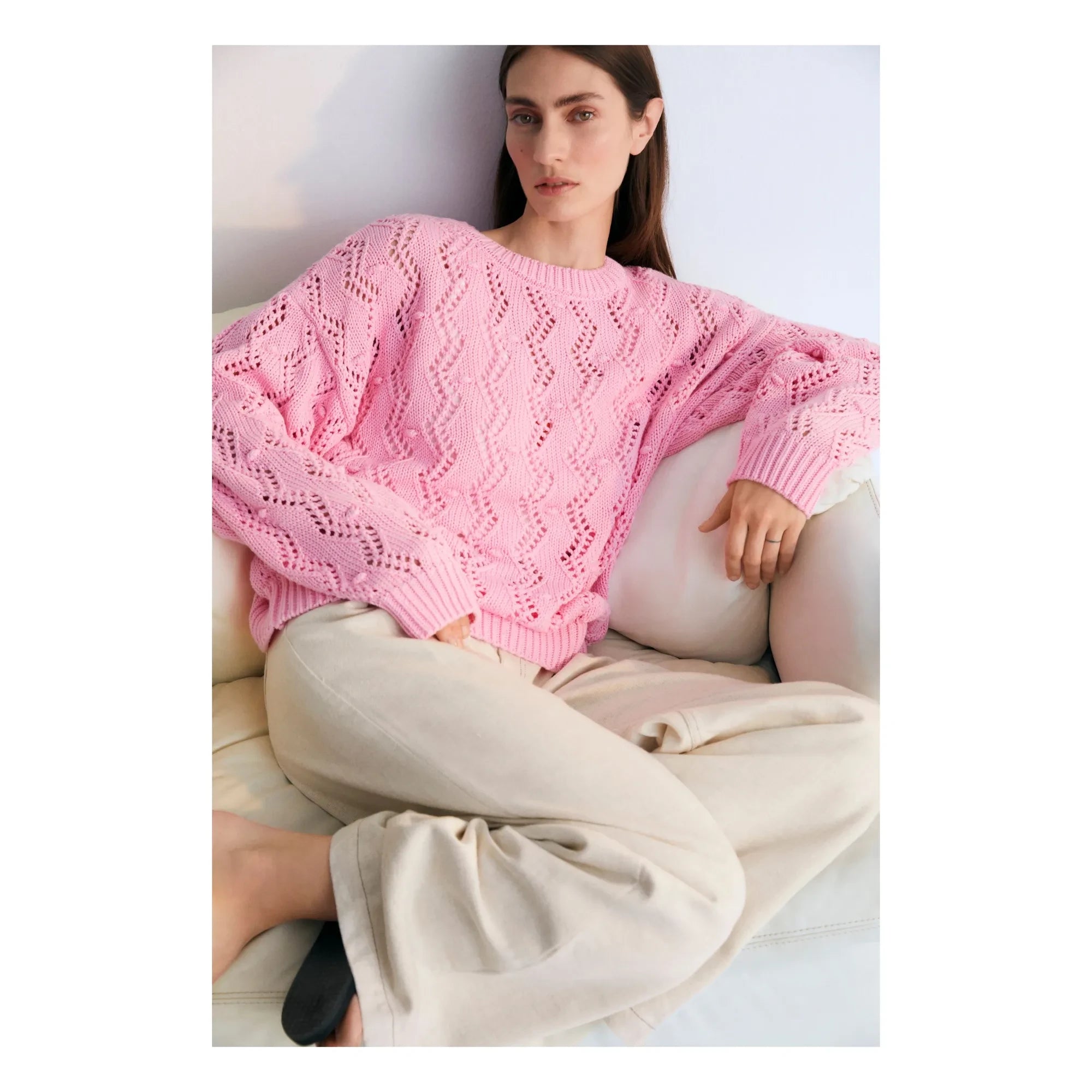 the new society - Lassi Bio-Baumwolljeans - Damenkollektion | Ecru